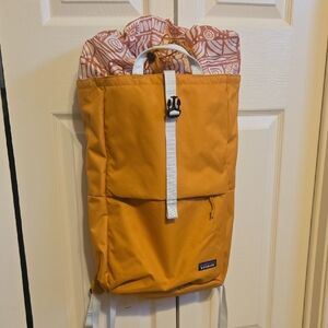 Patagonia Orange and White Backpack